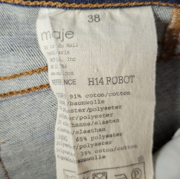 Maje Skinny Jeans Mid Rise - Picture 6 of 12
